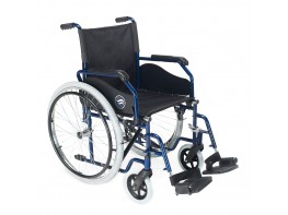 Imagen del producto Breezy 90 silla de ruedas 24" maciza ancho 45cm azul