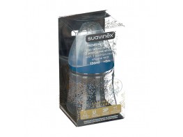 Imagen del producto Suavinex Biberón premium silicona tetina 3 posiciones 150ml