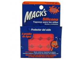 Imagen del producto Mack´s tapones de silicona infantil 6 pares