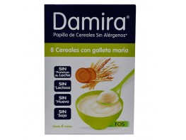 Imagen del producto Damira 8 cereales galleta María FOS 600g