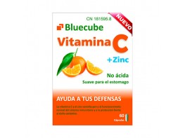Imagen del producto Bluecube vitamina c + zinc 60 cápsulas