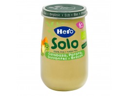 Imagen del producto Hero Baby Solo ecológico crema de calabaza y puré de patatas 190g