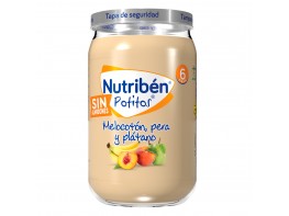 Imagen del producto Nutribén Potitos melocotón, pera y platano 235g