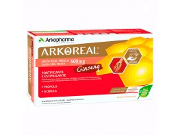 Imagen del producto Arkopharma Arkoreal jalea real energía con ginseng sin azúcares 20 ampollas