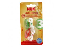 Imagen del producto Nuk chupete de látex talla 3 2u
