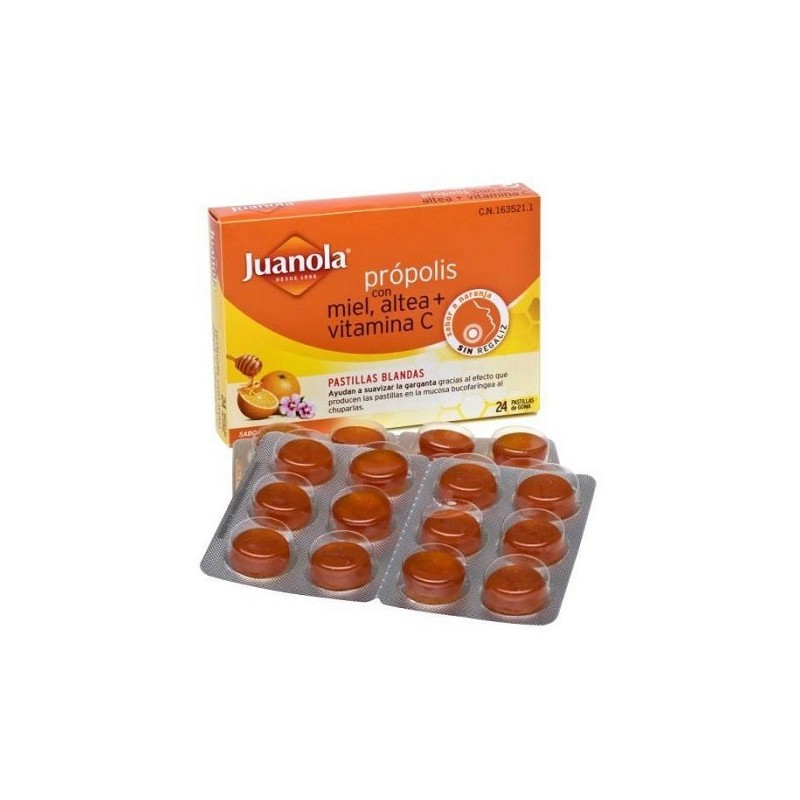 Juanola propolis miel-altea 24 pastillas