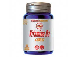 Ynsadiet vitamina D3 4000UI 60 cápsulas